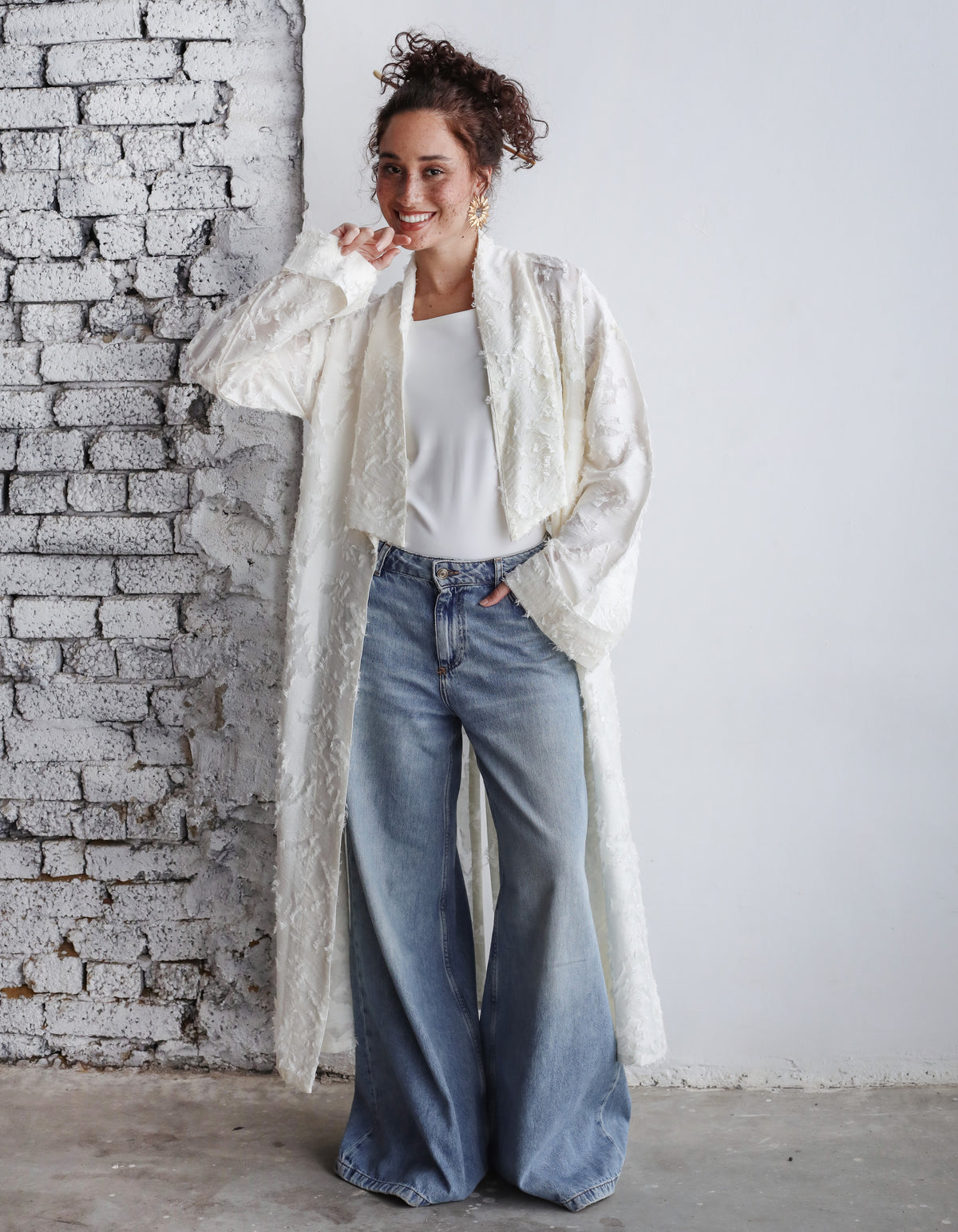 LEONORA KIMONO - OFF WHITE