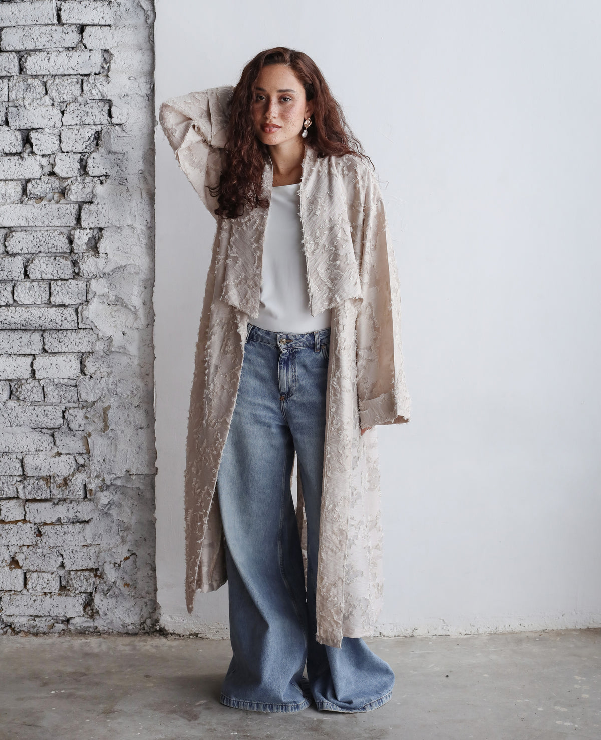 LEONORA KIMONO - BEIGE