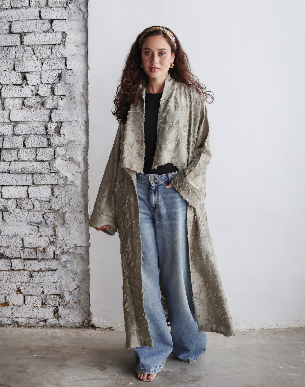 LEONORA KIMONO - OLIVE