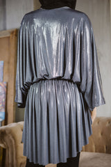 Light Silver Cape Dress