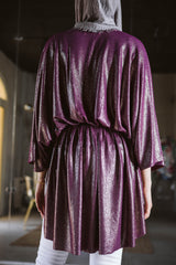 Purple Cape Dress